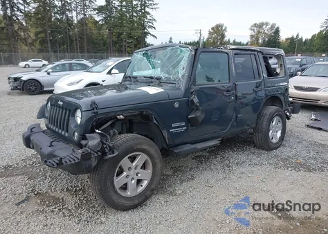2017 Jeep Wrangler Unlimited Sport 4X4 from USA, damaged, VIN 1C4BJWDG9HL624244